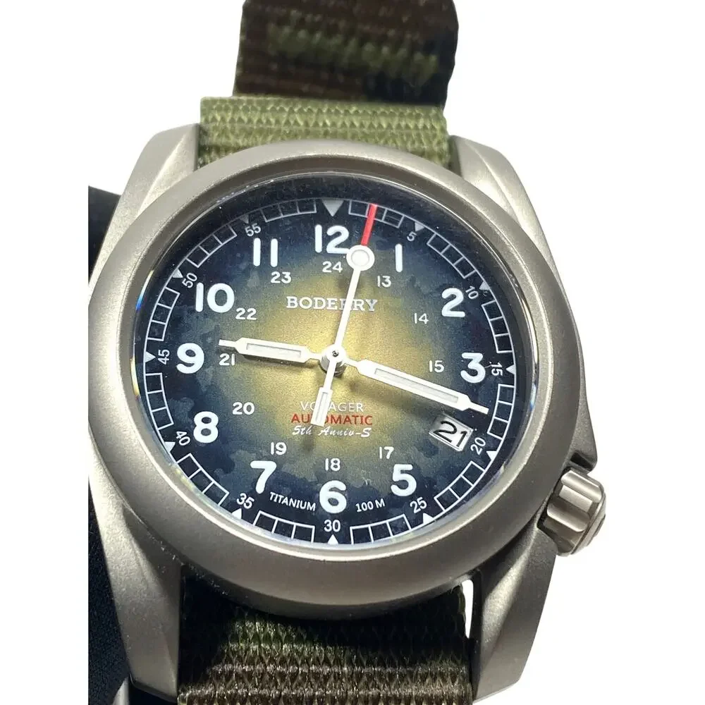 Boderry Voyager 5th Anniversary Limited Edition Titanium Automatic Field Watch